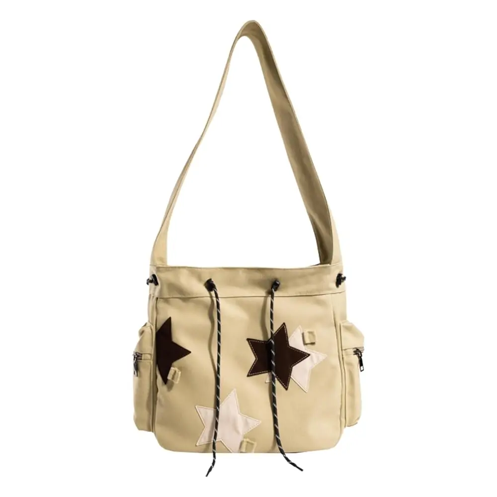 

Сумка-мессенджер Y2K Star Canvas, эстетичные милые сумки-тоут, маленькие дорожные сумки через плечо для женщин