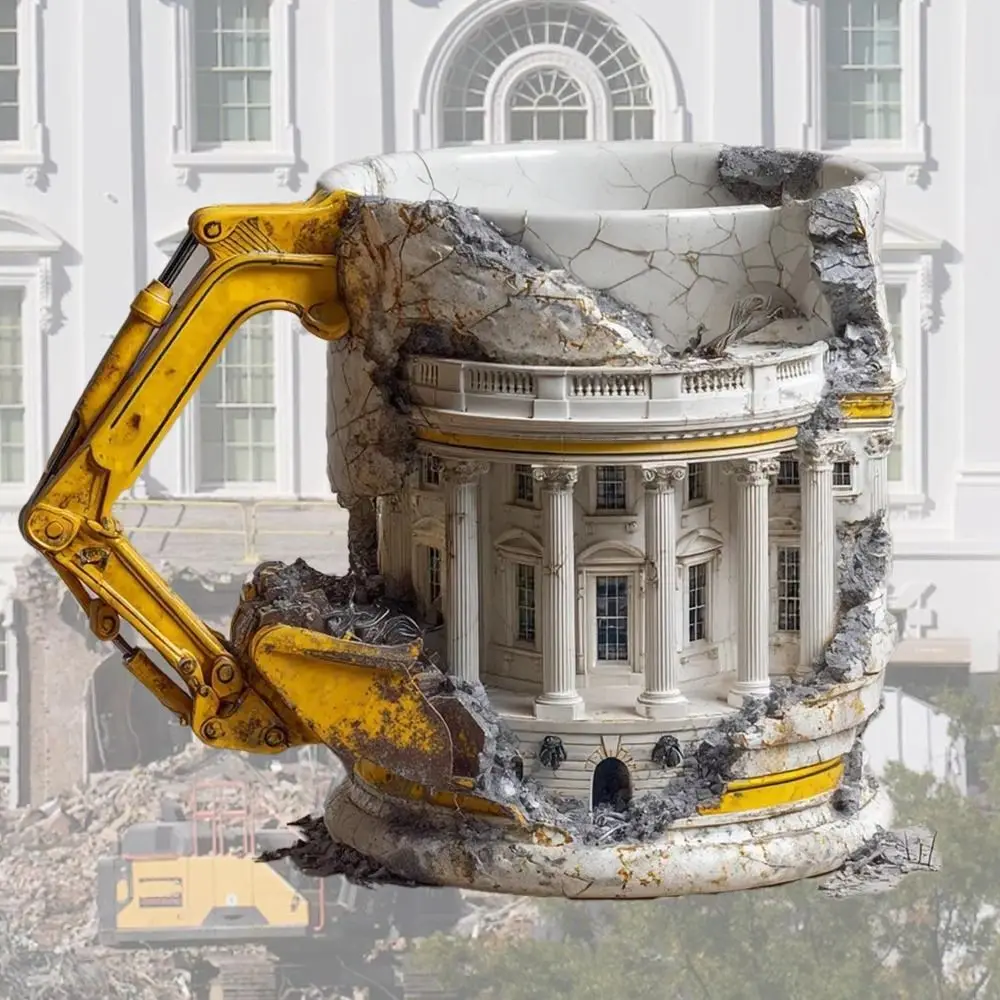 

with Handle Someone Lied Demolition Mug Comfortable Ergonomic Handle Durable Ceramic Coffee Mug