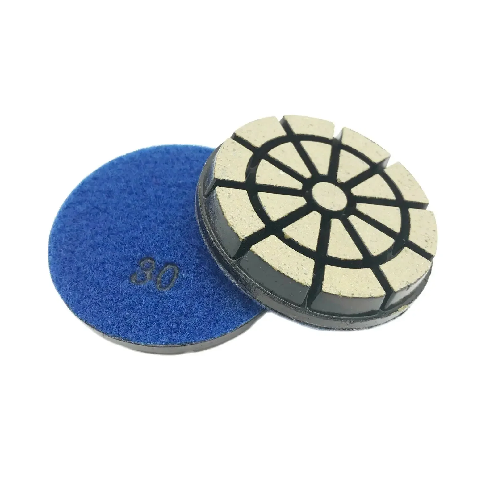 

3" Ceramic Bond Transitional Hybrid Diamond Grinding Pads Puck for Polishing Concrete & Smoothing Scratch Patterns