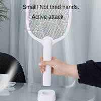 2500V 2in1 USB Charging Fly Swatter Lamp Seduction Trap Summer Night Baby Sleep Protect Mosquito Racket Portable Mosquito Killer