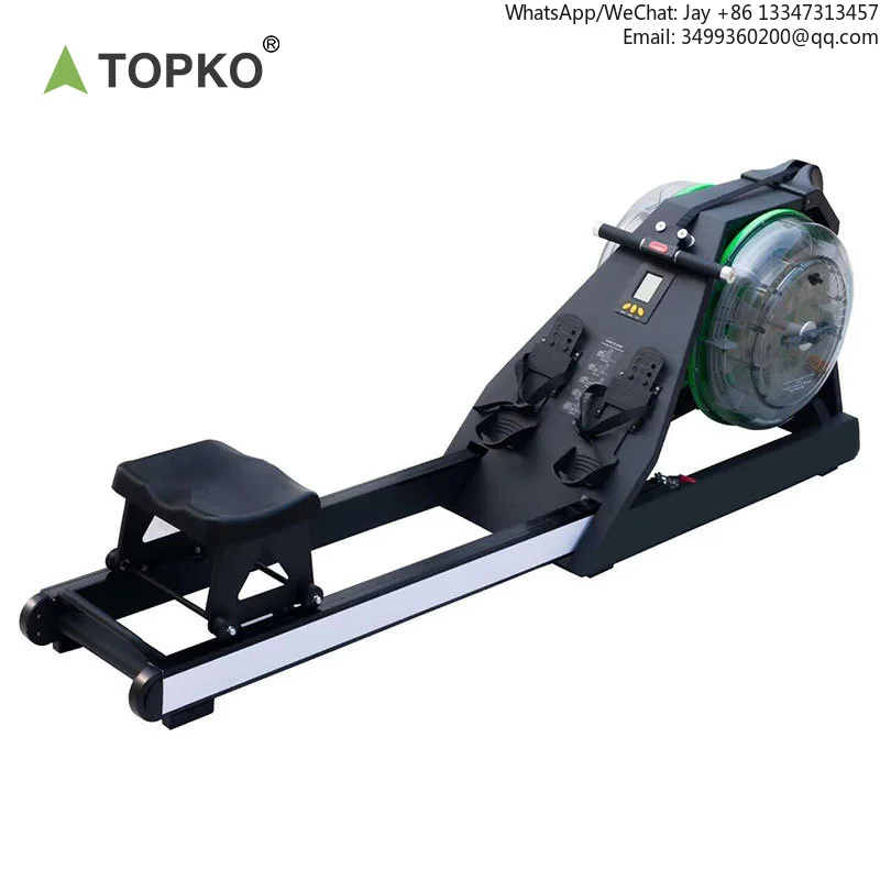 

New Popular Double Bucket Water Rower Rowing Machine Commercial Gym Cardio Training Equipment