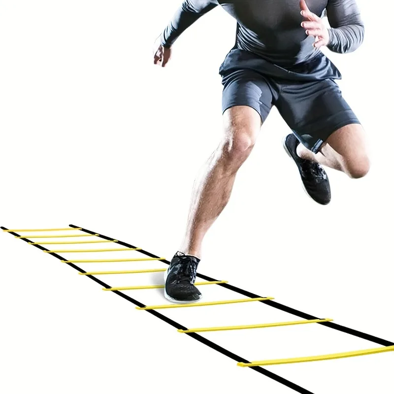 Speed Training Agility Ladder With Nylon Strap - Improve Footwork, Speed, And Coordination For Football And Fitness Training