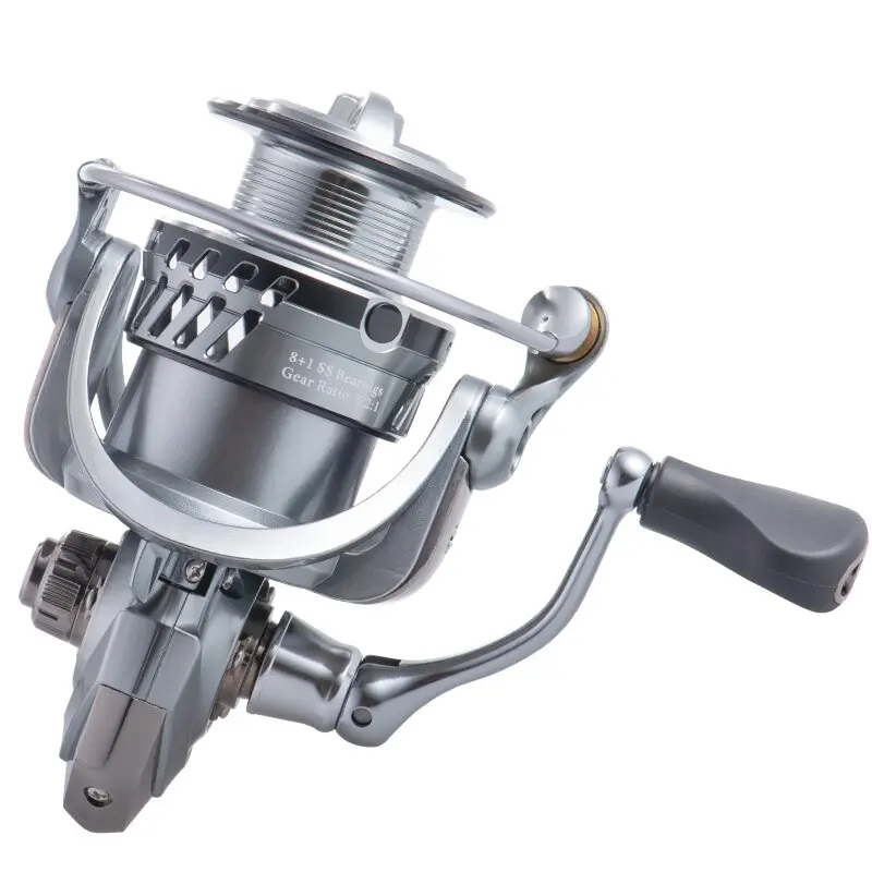 ARTSEA Spinning Reel Trout Fishing Reel  5.2:1 8+1BBS SW800-SW5000 Saltwater Lure Reel Max Drag 9KG Power for Bass Pike