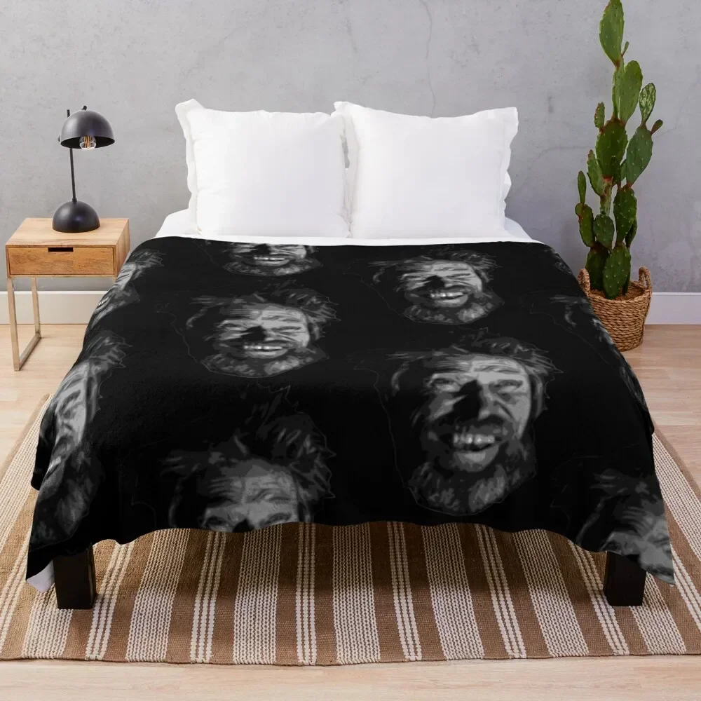 The Lighthouse, Dafoe Laughing Throw Blanket Personalized Gift Stuffeds Blankets