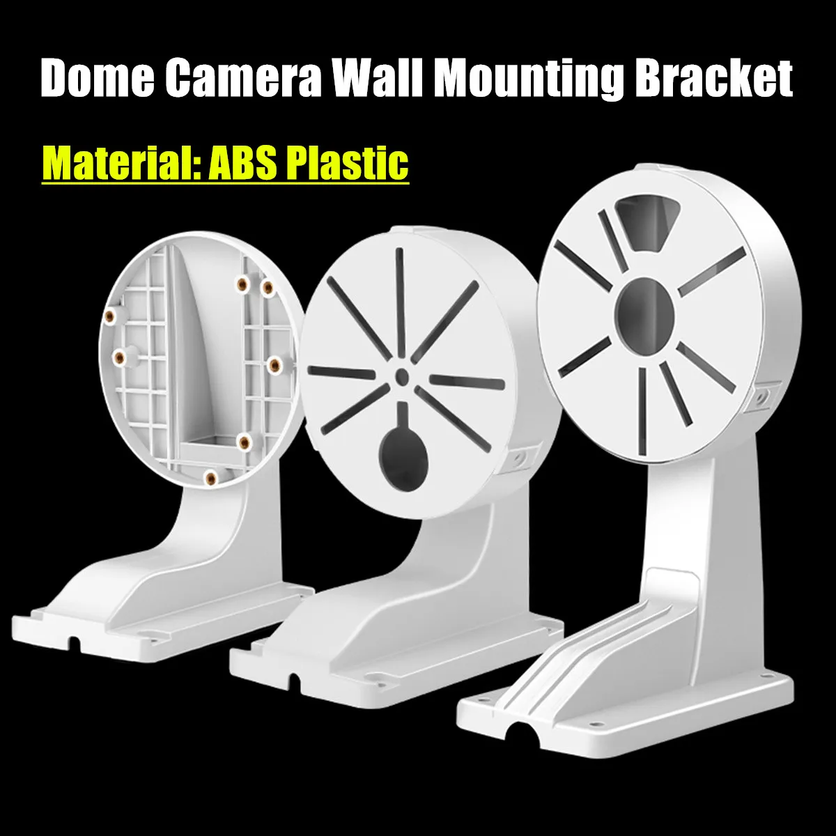 Wall/Ceiling Mount Bracket Holder for Hikvision DaHua IP Dome Camera Dome Cam Mount Outdoor Indoor Camera Mount Camcorder Stand