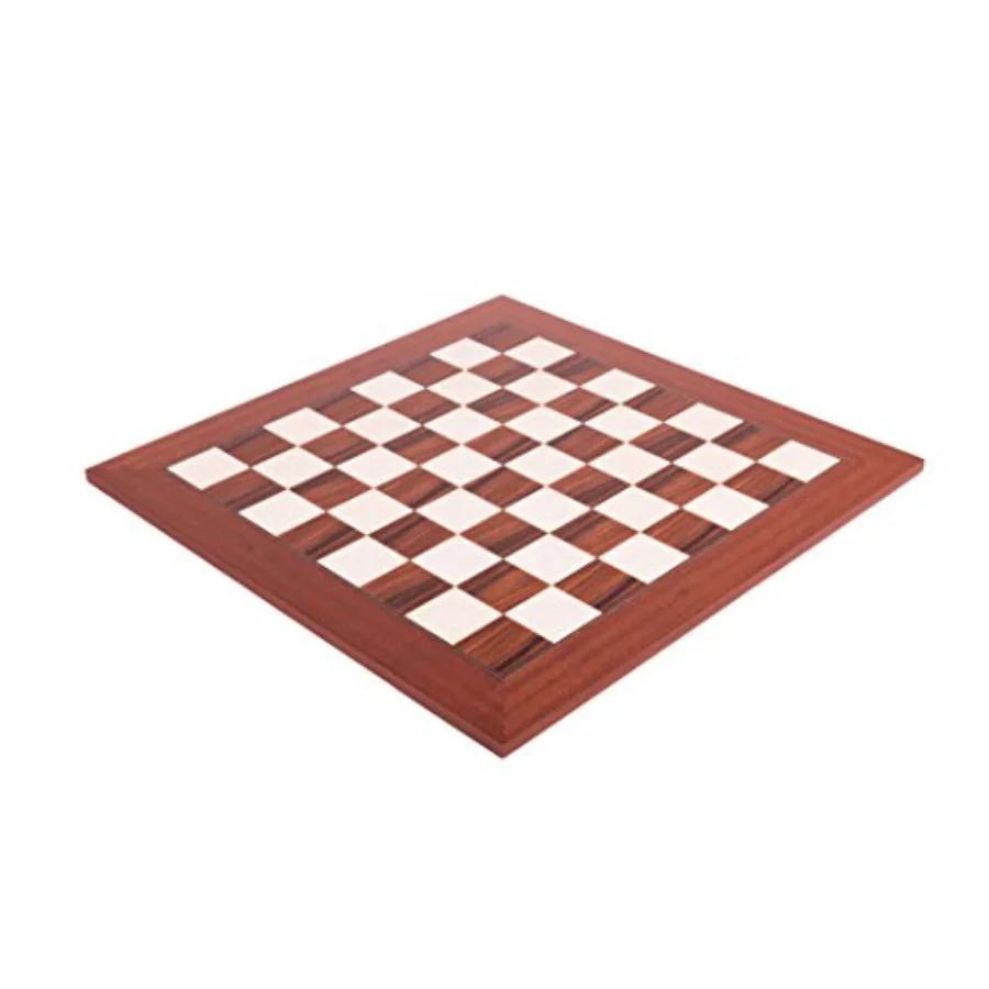 

Standard Traditional Chess Board with 2.5 Squares Perfect for Home Travel and Tournament Play - Durable Wooden Design with Clas