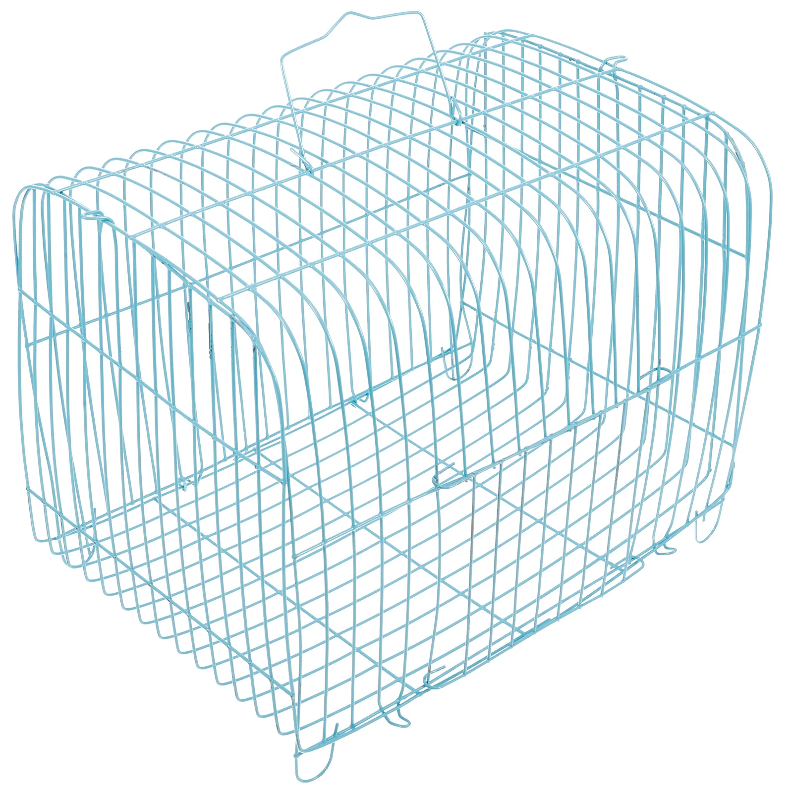 Parrot Cage Wire Bird Cages For Birds Pet Portable Handheld Steel Travel Carrier