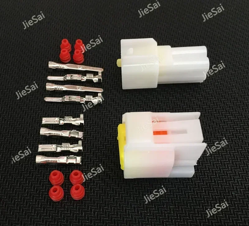 4 Pin Female Male Waterproof Electrical Wire Connector Plug Auto Connectors FW-C-4M-B FW-C-4F-B
