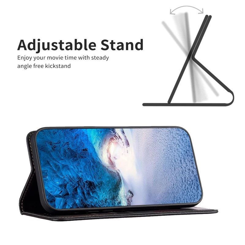 For Xiaomi Redmi 12 Case Magnetic Flip Phone Case on For Funda Xiomi XiaoMi Redmi 12 Leather Card Cover Redmi12 12C 13C Coque