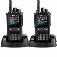 KSUN Walkie Talkie 2 Pieces Long Range Professional Two Way Radio With Frequency Scanner Portable Communication Radio Station
