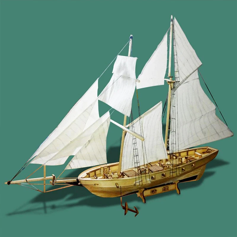 

1model ship Classic Wooden Sailing Ship DIY Kit - Build Your Own Ship Model for Home/Office Decor, Perfect Gift for Kids Friends