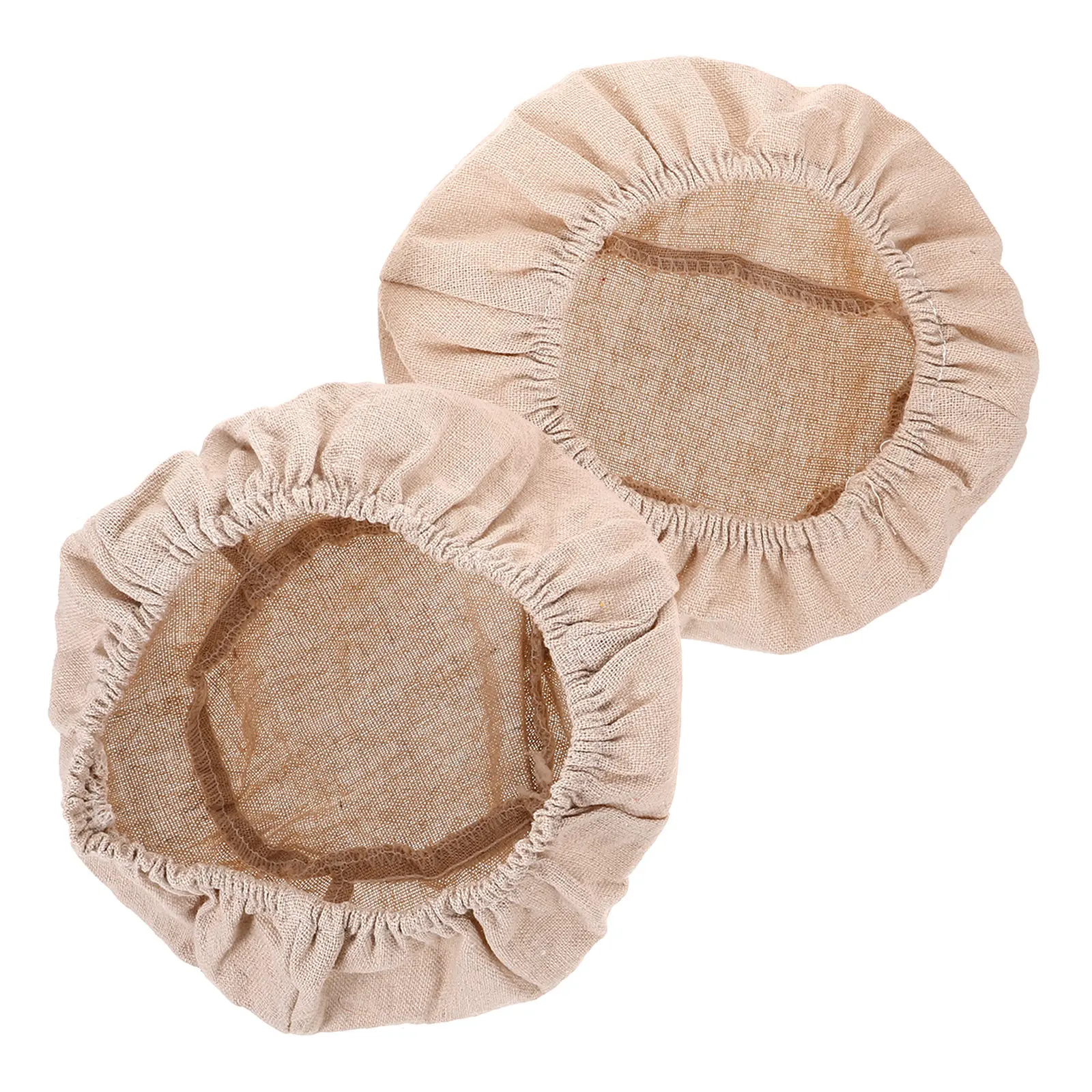 2Pcs Cloth Liner for Sourdough Bread Proofing Basket Dough Rising Shape Retention Air Circulation Baking Supplies Pastry Making
