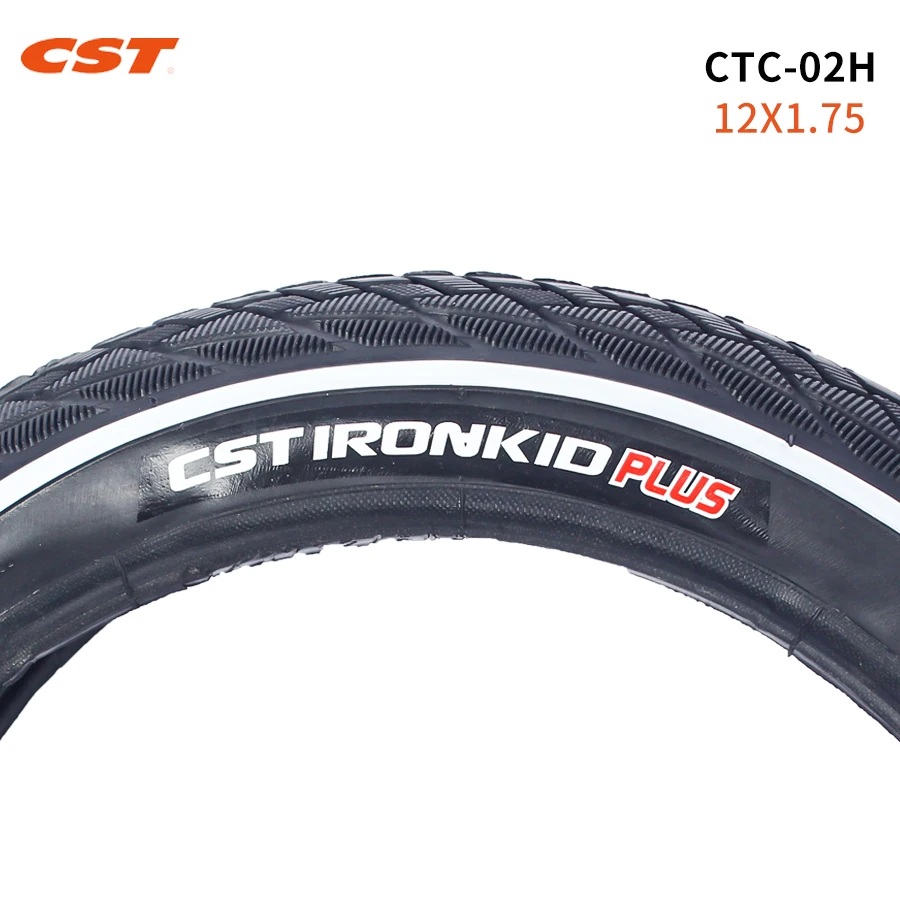 CST 12 inch Bicycle Tire CTC-02H Children Balance Bike Folding Tire with Tube 12x1.75 44-203 120TPI Kids Bike Wheel Tyres