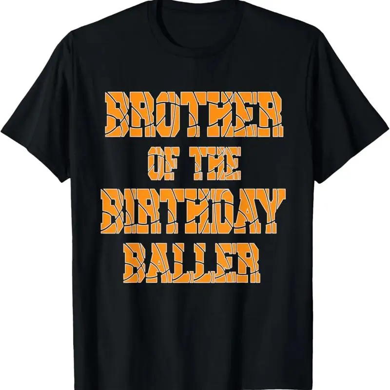 

Футболка на тему баскетбольной вечеринки Brother Of The Birthday Baller