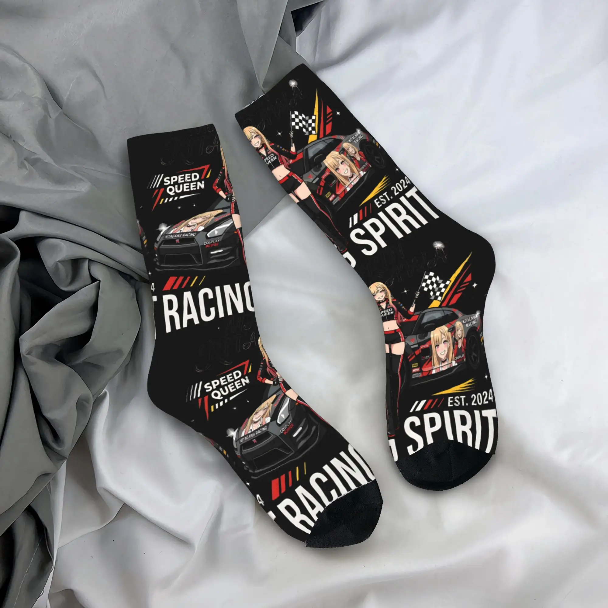 

Marin Kitagawa Racing Spirit Stockings Design Kawaii Socks Winter Anti Skid Socks Men's Outdoor Soft Breathable Socks