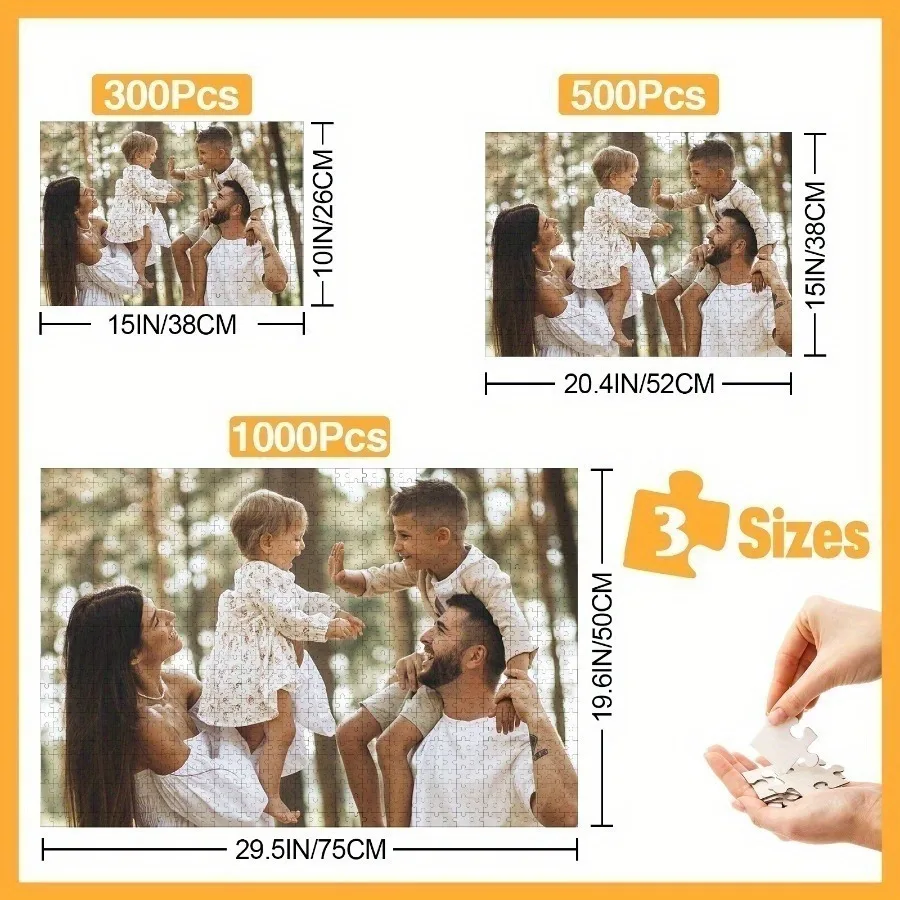 300、500、または1000ピースの大人向けパズル - 熱気球 - ゲームの夜のための挑戦的なパズル