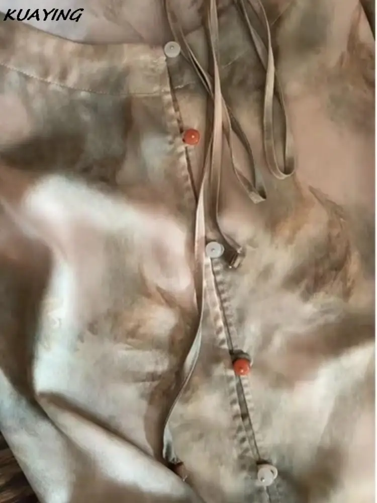 여성용 빈티지 스파게티 스트랩 랩스커트, 민소매 캐주얼 슬림 생일 파티 의류, 여름 신상 패션