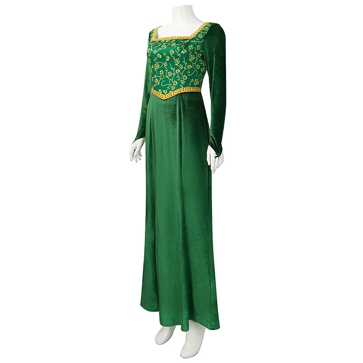 strapless open back dress Princess Ariel Green Dress Adult Ariel Costume for Women – CoserZ main image 1