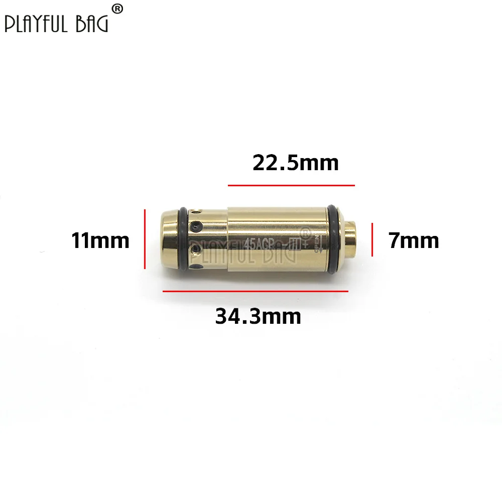.38SPL.380ACP.40S&W.45ACP Trockenfeuer-Laser-Trainingspatrone Snap Cap Bore Sight für Schießübungen QG424S – Detail 9