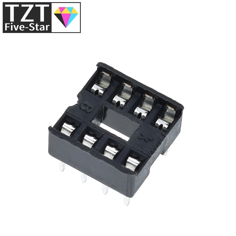 DIYTZT 10 قطع، (5 كل) NE555 NE555P IC 555 لمذبذب برمجة الموقت