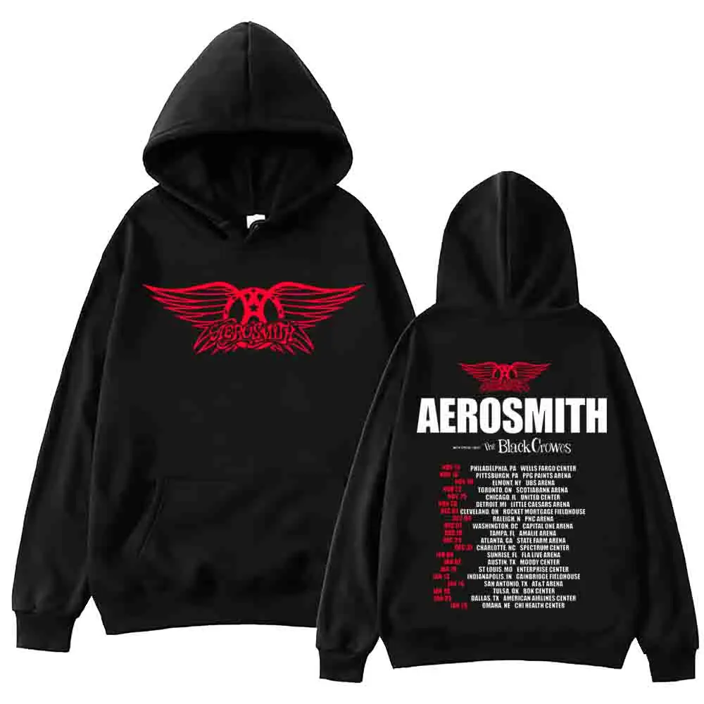 

Aerosmith-Peace Out Farewell Tour 2024-2025 Hoodie Harajuku Hip Hop Pullover Tops Sweatshirt Fans Gift