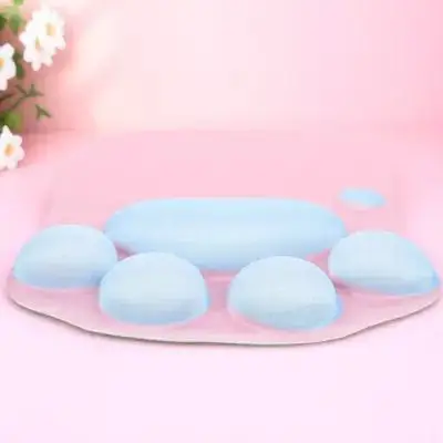 

Gaming Mouse Pad Wrist Support Ergonomic Design Cat Paw Pattern Smooth Glide Accurate Tracking Comfortable Hand Feeling Office