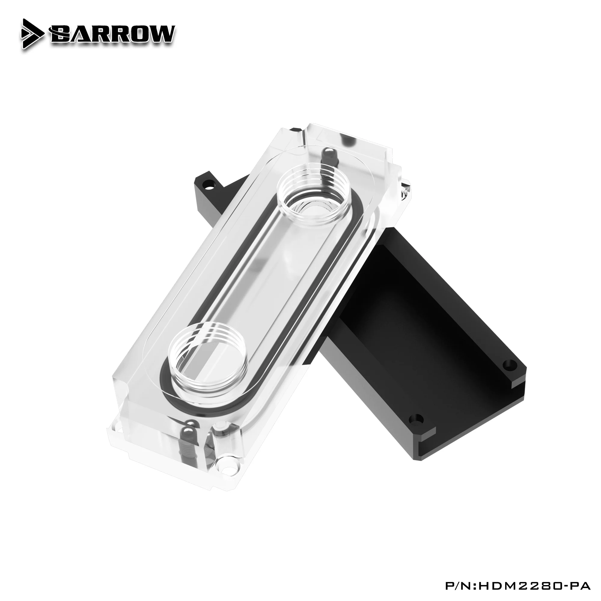 Barrow Use for 2280、22110PCIE SATA Brass Material M.2 Block Water Cooling System Radiator HDM2280-PA