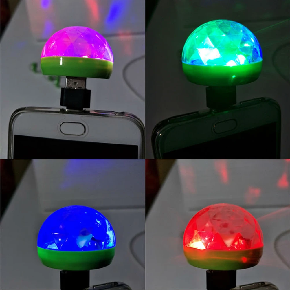 

Led Ball Light Sound Activated Portable Disco Usb Powered Stage Dj Karaoke Party Light Green For Home Clubs Ktv