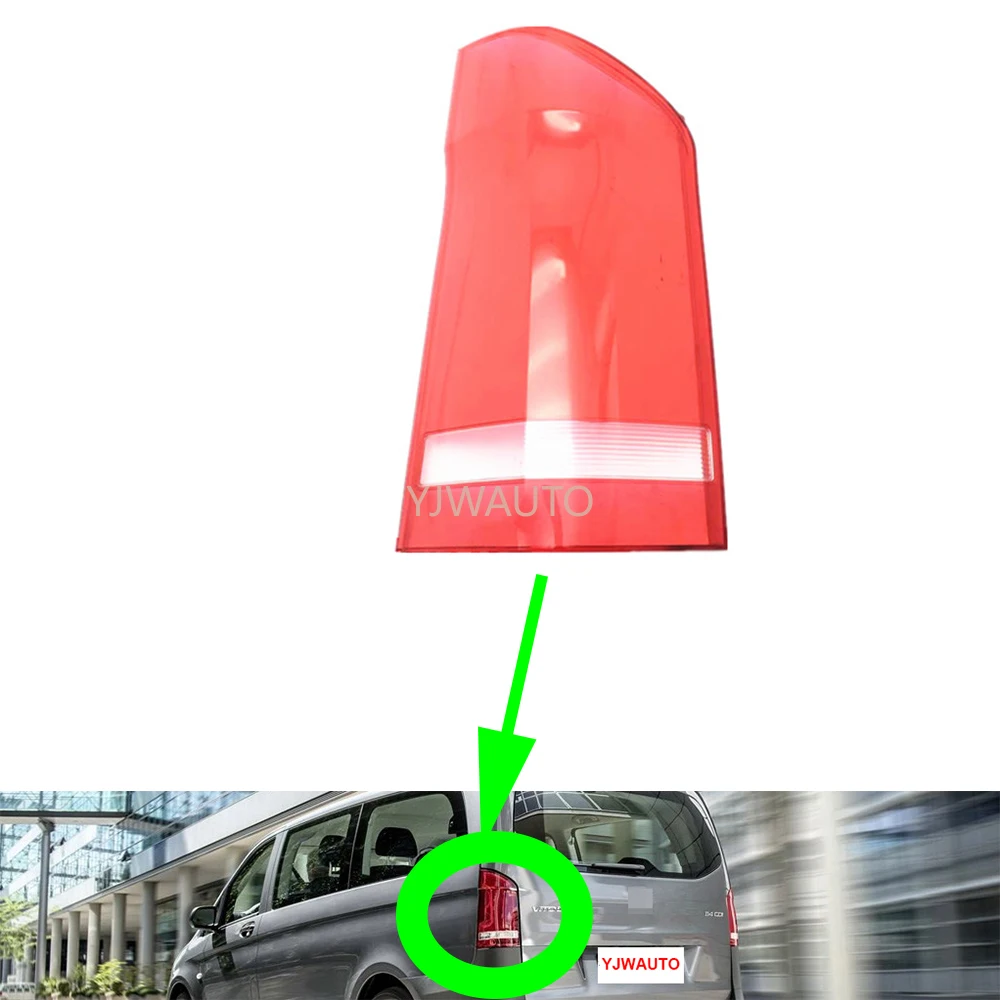 

Taillight Cover for Mercedes-Benz Vito 2016~2021 Car Taillamp Lens Replacement Back Lampshade Auto Brakelights Shell