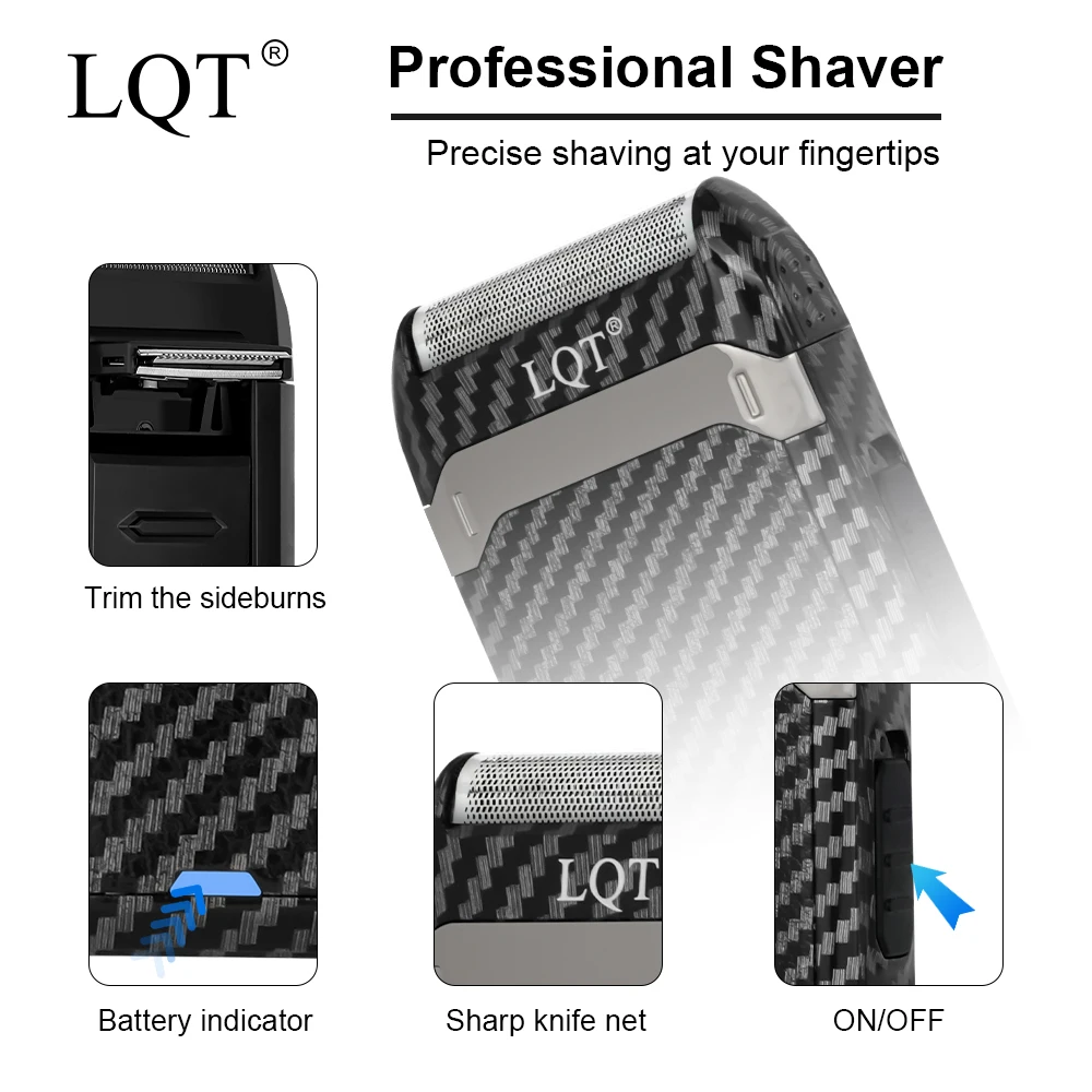Men's Hair Clipper Set (3-Piece / 2-Piece): Cordless Trimmer/Shaver, USB Rechargeable — Father's Day & Valentine's Day Gift - view 4