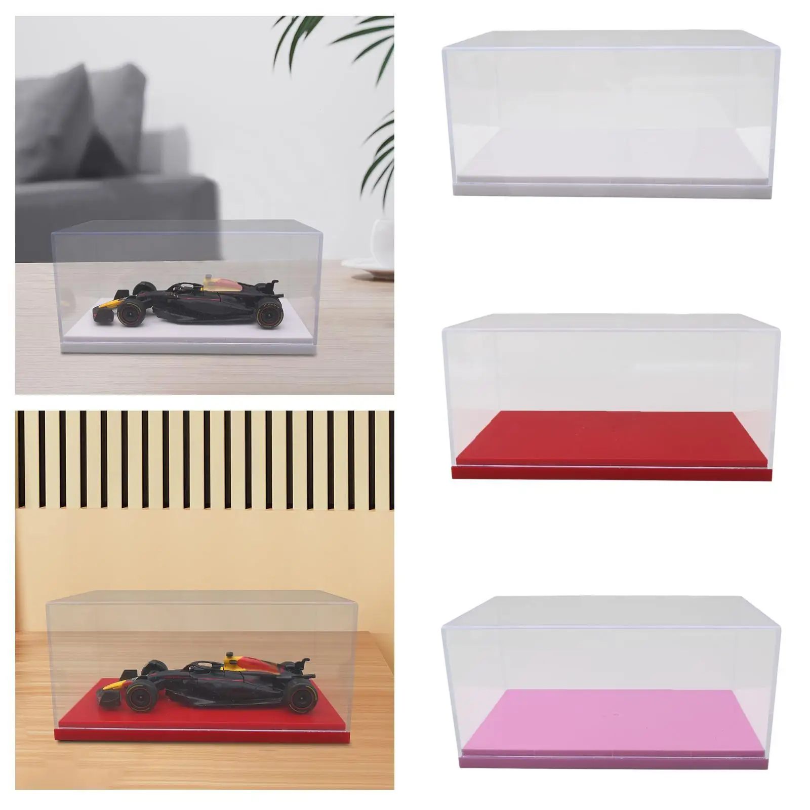 1:43 دييكاست لعبة سيارات عرض المقتنيات صندوق عرض مقاوم للغبار #4