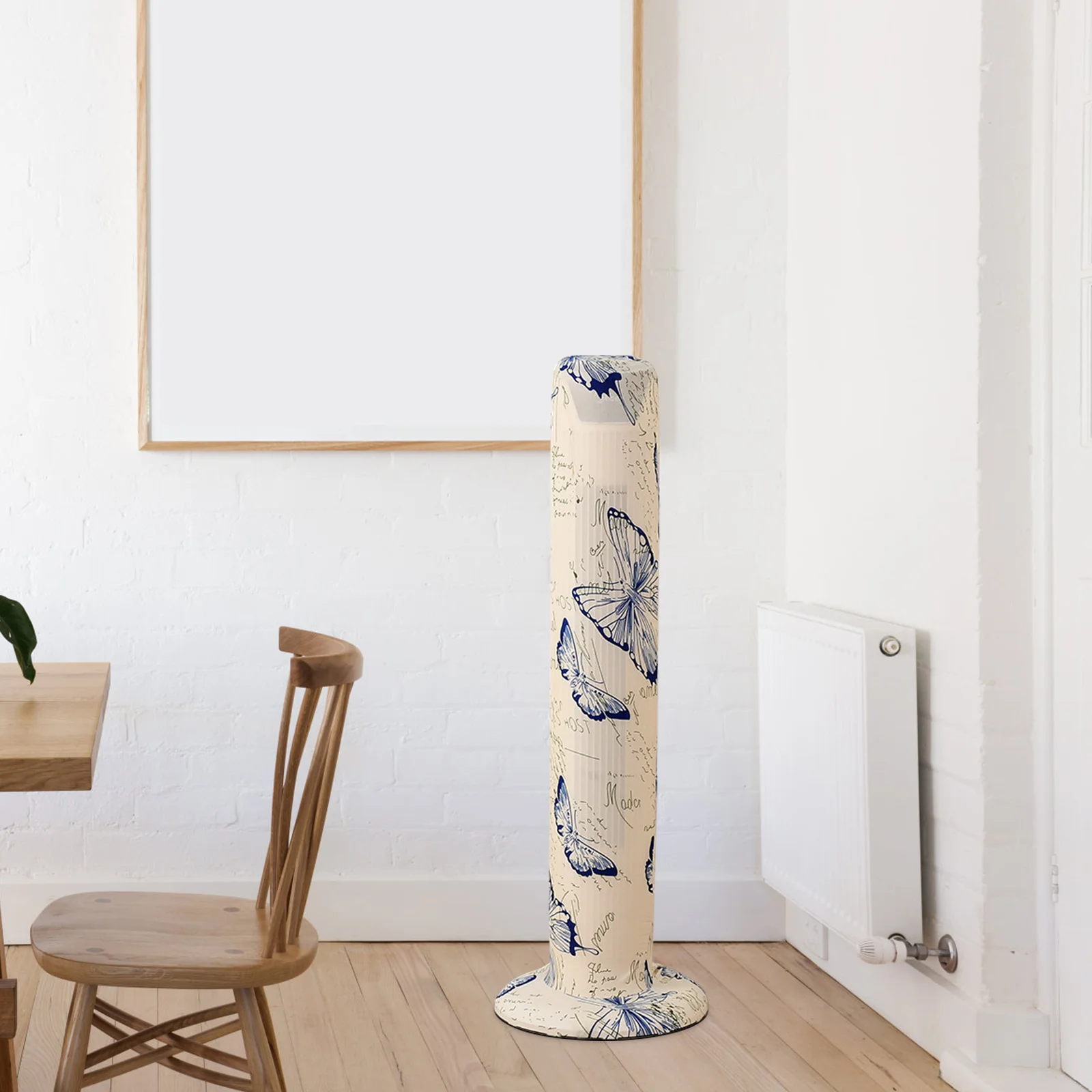 

Floor Standing Fan Washable Protective Cover Tower Cover Butterfly Pattern Cover floor fan cover floor fan protector cover