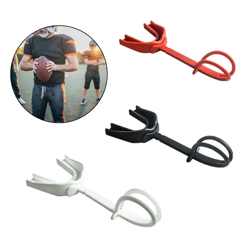 American Football Strapping Style Silicone Teeth Protection Free Sparring Teeth Protective Gears Boxing Braces