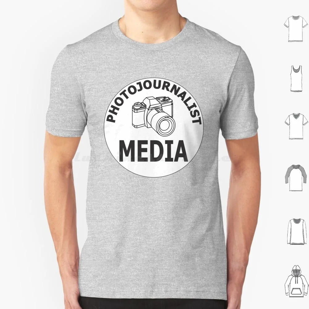 Photojournalist Photographer Media T Shirt Cotton Men Women Diy Print Journalist Correspondent Digital Journalist Freelancer