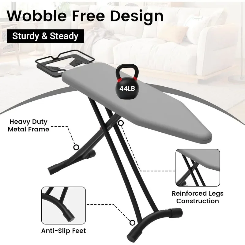 

Portable Folding Ironing Board MultiFunction Hardware Series Ironing Board Home Accessories Folding Ironing Board 110x31x86cm