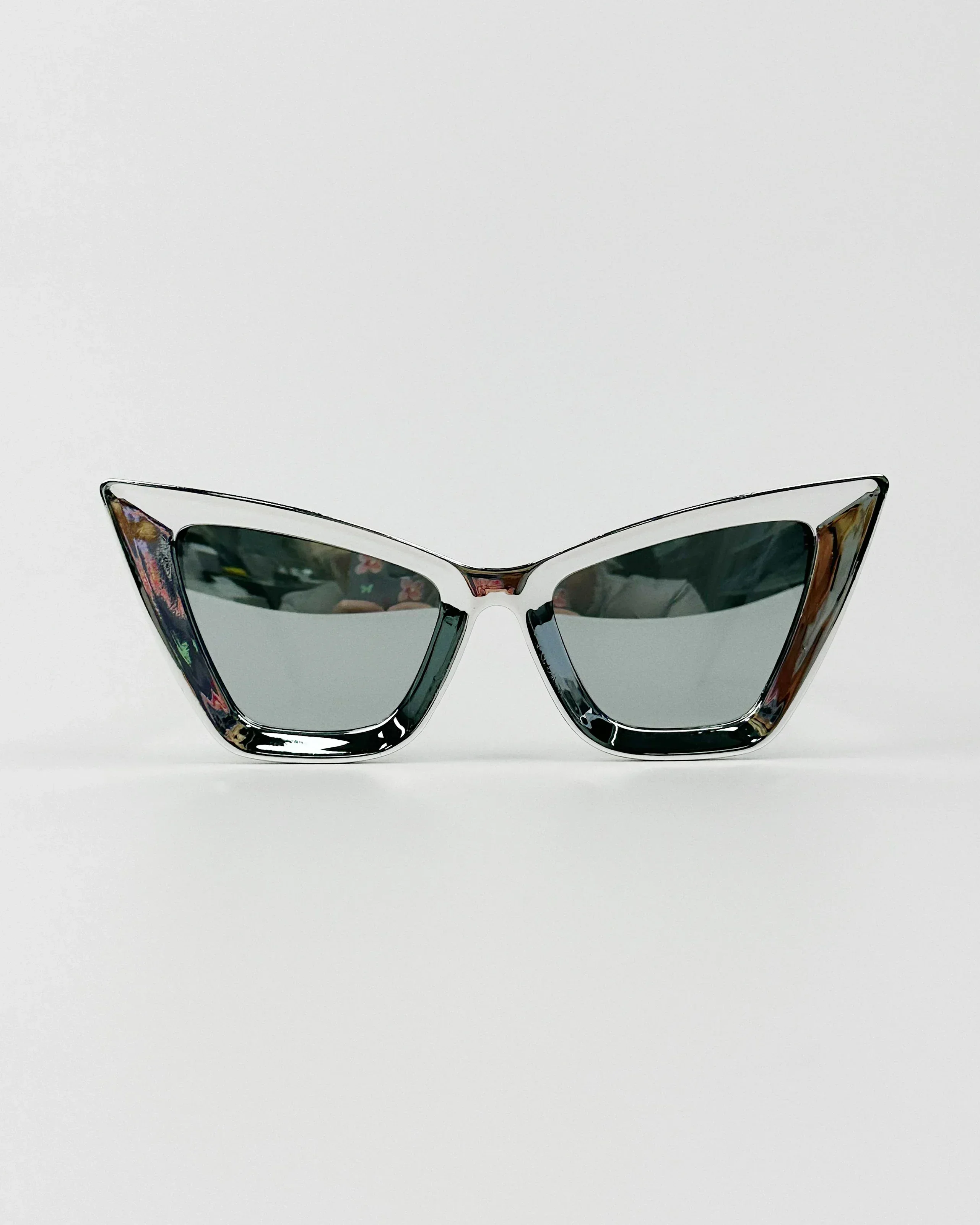 Big Triangle Cat Eyes Exagerado Glasses Frame, Plain Sunglasses, Instagram Popular, Same Côncavo Sunglasses