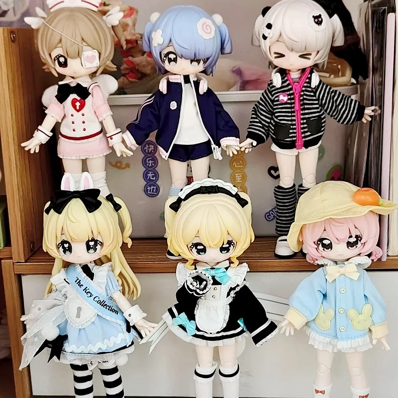 정품 재고 있음 언빌드 도어 리틀 키 아트북 시리즈 1/12 BJD MJD 블라인드 박스 애니메이션 피규어 관절 장식 인형