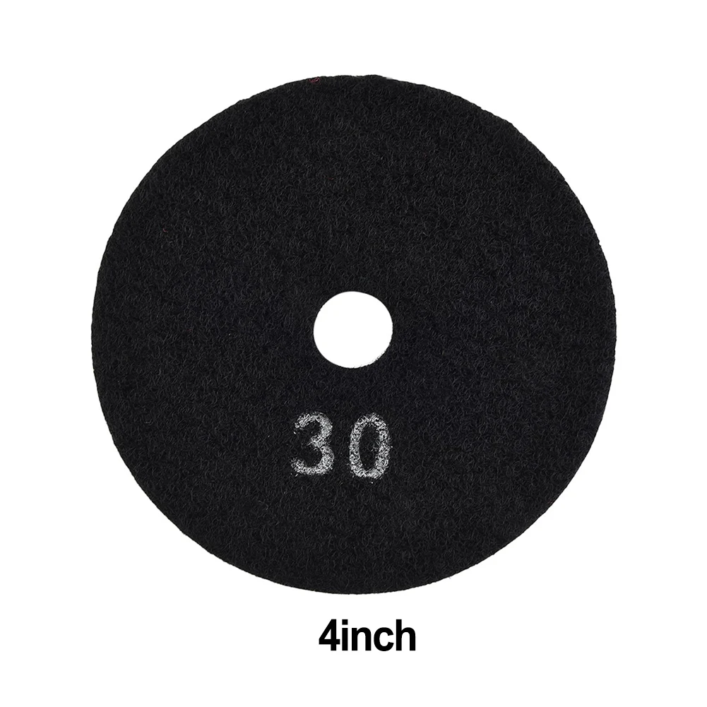 

4" Diamond Polishing Pad 100mm Wet/Dry Polishing Pads Flexible Grinding Discs For Granite Marble Stone Concrete Floor Polishing