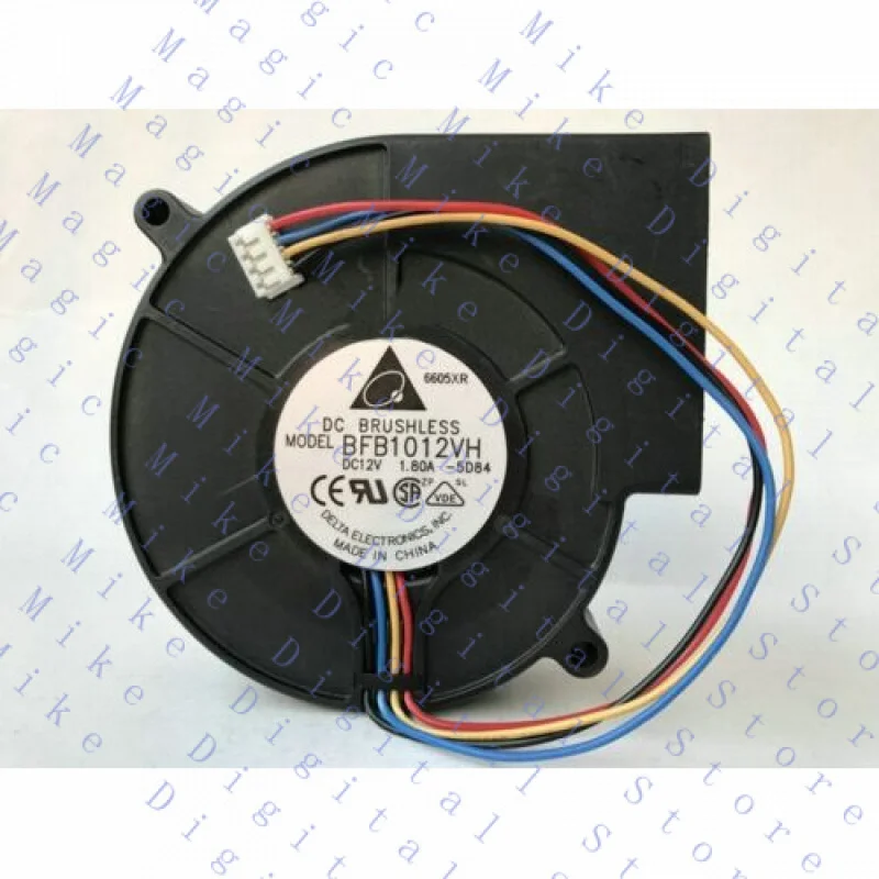 

UU 2 шт. для Delta BFB1012VH вентиляторы с белочной клеткой-12 В/1,8 А серверы робототехника 37,97 куб. футов в минуту 4 контакта