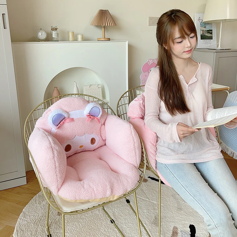 Comfortable My Melody Back Cushion My Sweet Piano Seat Cushion Thickened Sitting Cushion Chair Sofa Bed Home Decor Girl