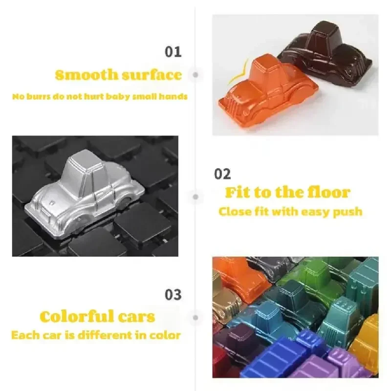 Puzzle Traffico Rush Hour Gioco Racing Rush Hour Car Interessante razzamento logico su strada Gioco da tavolo Puzzle per bambini Migliori giocattoli