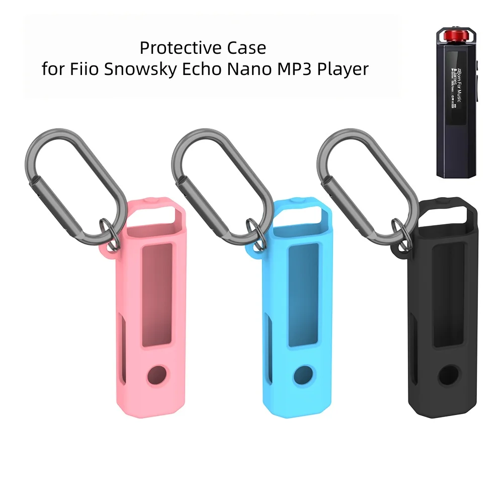 Protective Case for FiiO Snowsky Echo Nano MP3 Player, Dust‑Proof Anti‑Drop Protective Skin Audio Player Replacement Accessory