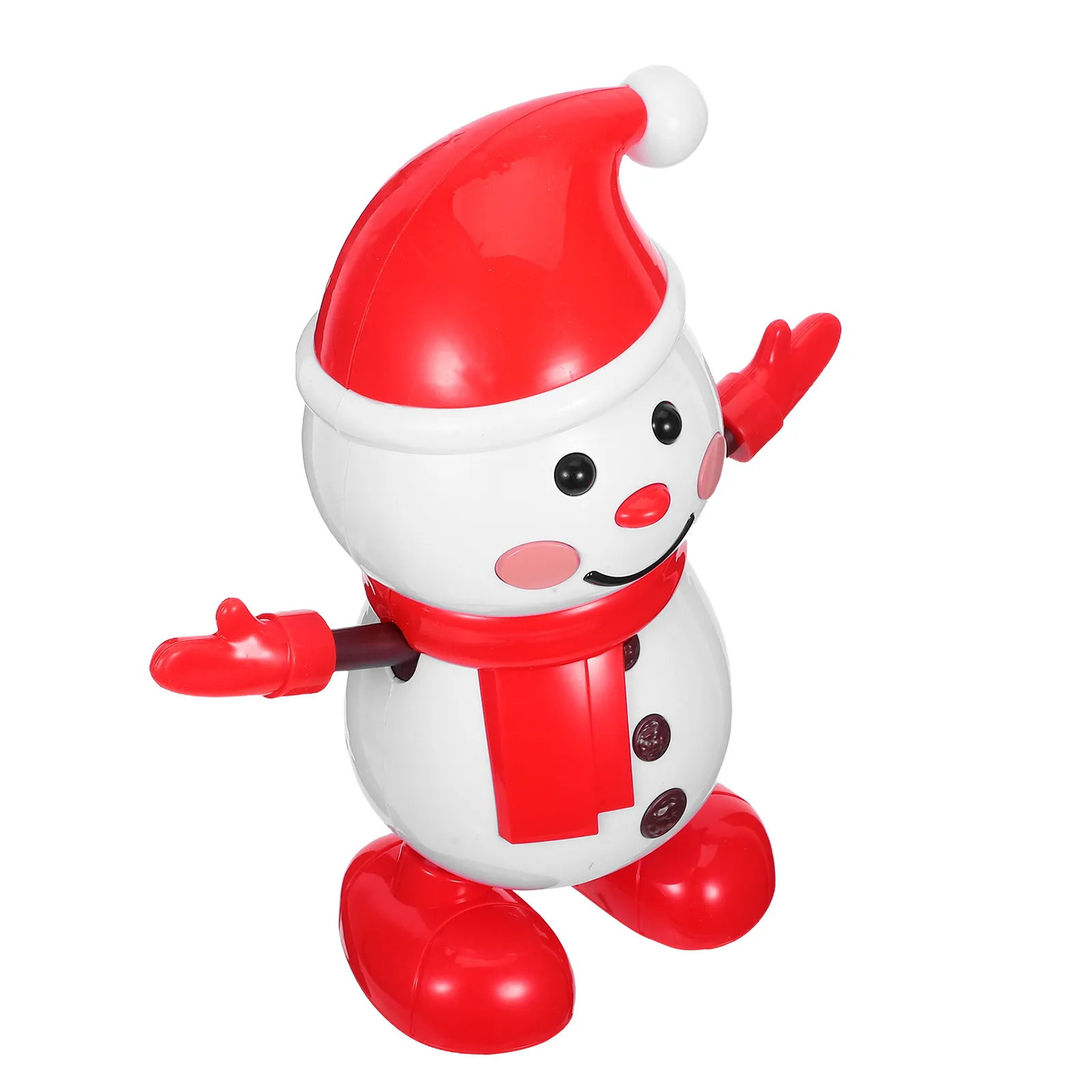 Dancing Snowman Interactive Electric Christmas Decoration Holiday Party Favor Christmas Moving Snowman Music Character Battery