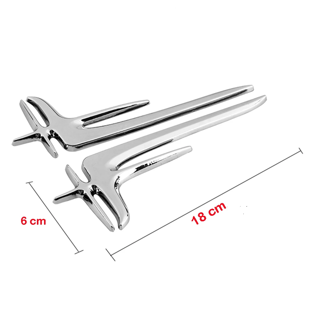 Fits for Harley-Davidson Road Glide ST CVO Street Glide FLTR FLHX Motorcycle Rear Luggage Chrome Decorative Decal Stickers Kits