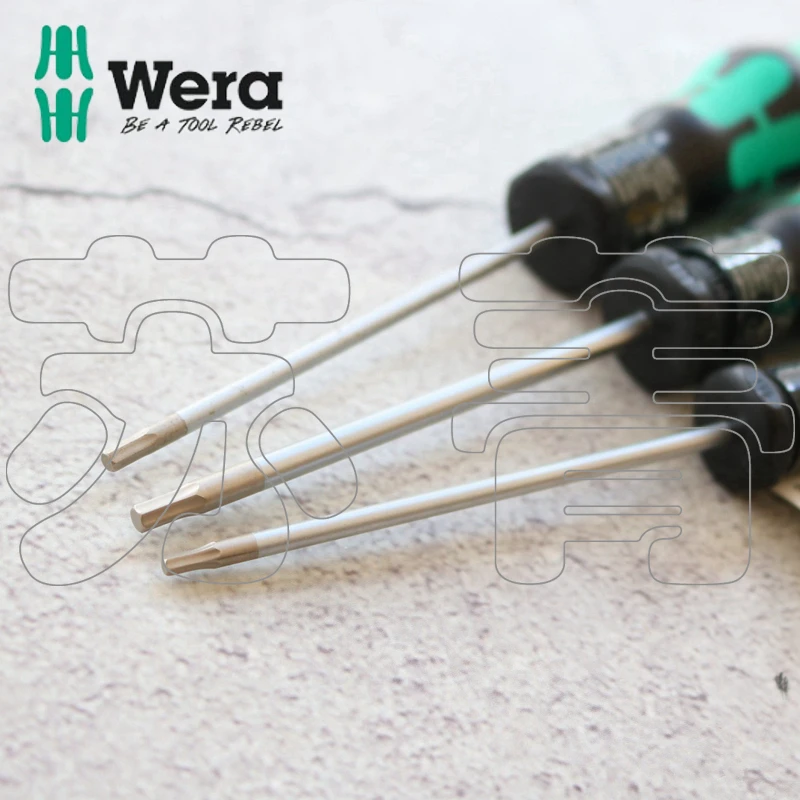 German Vera Wera flat head hexagonal screwdriver 354 series