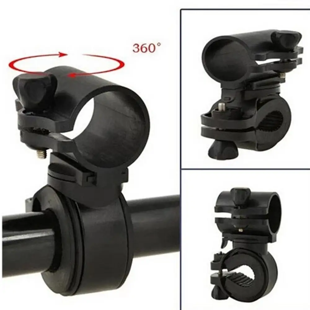 

Lamp Mount Flashlight Stand 360 Rotation Cycling Light Holder Bicycle Flashlight Mount Bike Lights Holder LED Torch Bracket