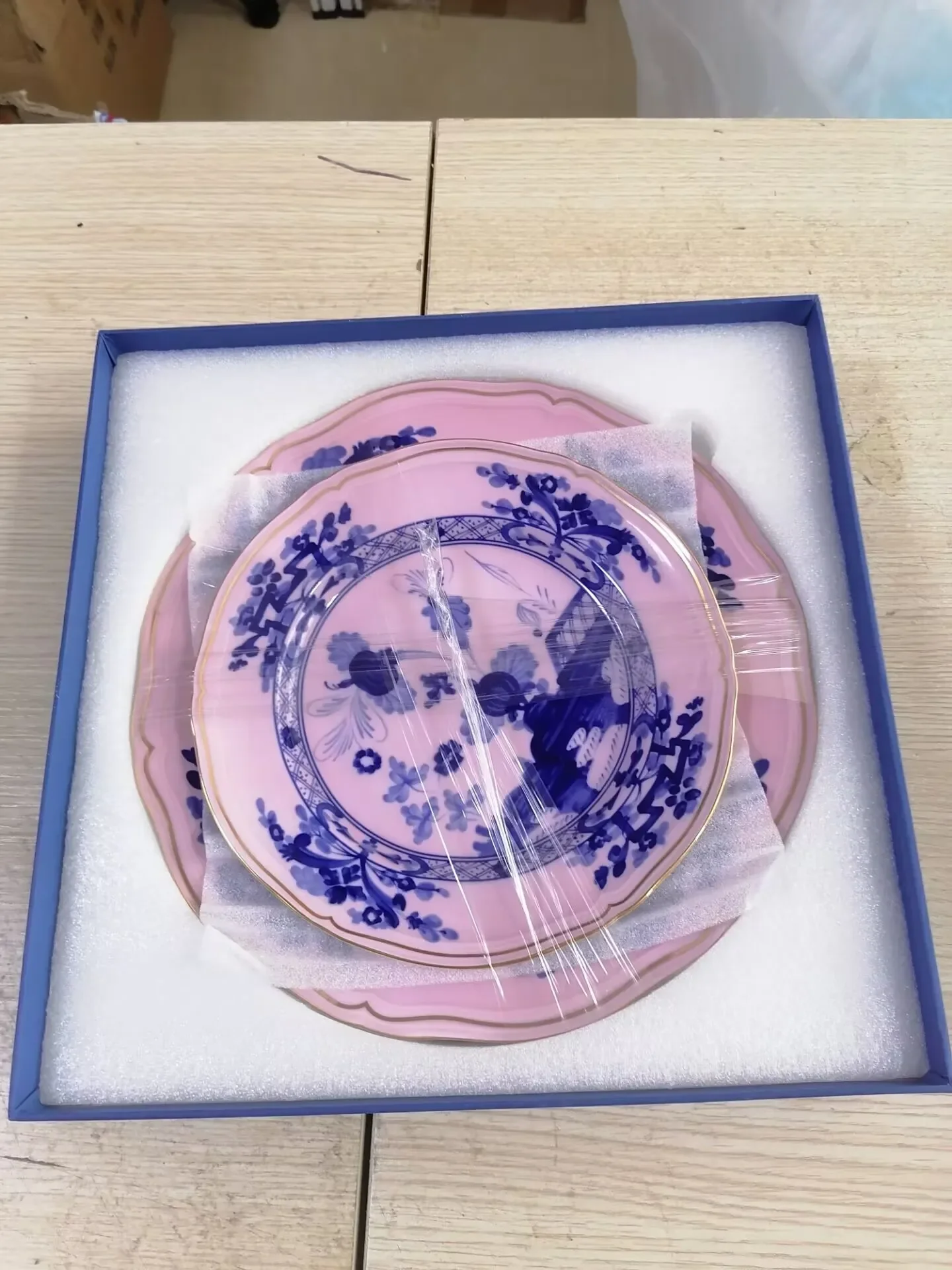 20+25cm 8+10 inch 2pcs a set bone china tableware dish plate