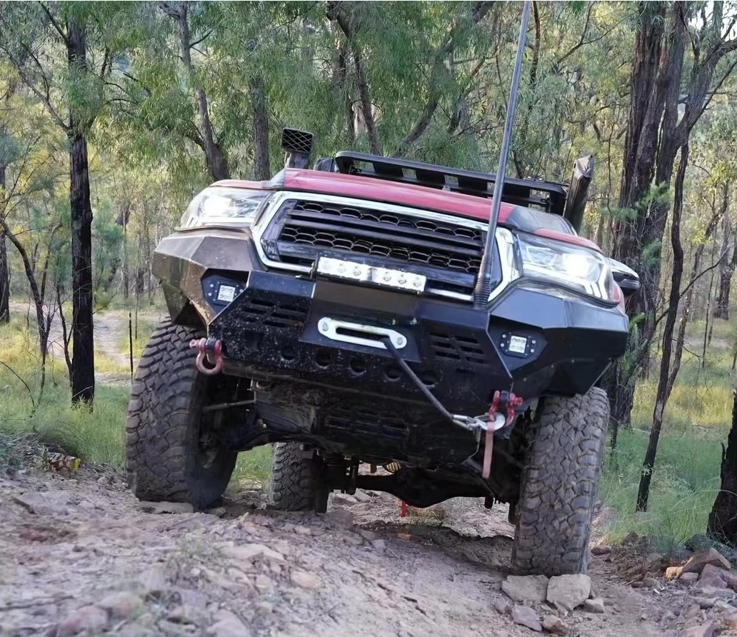 المصد الأمامي لقضيب الثور الفولاذي عالي التحمل لـ Hilux Rocco #4