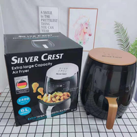 In Stock 2021 Digital 4.5L 5L 8L Electric Cooker Deep Oven Video Silver Crest Air Fryer 6L