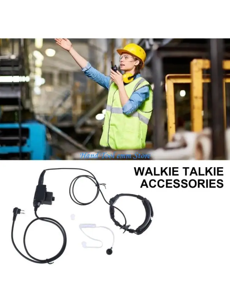 

H37f воздушная трубка Вибрация Mic Mic Устроения для DEP450 EP450 Walkies Talkies наушник